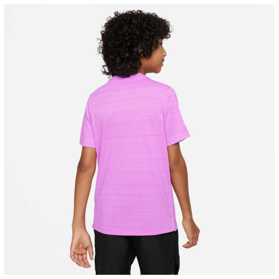 Nike Παιδική κοντομάνικη μπλούζα Dri-FIT Miler Nike Παιδική κοντομάνικη μπλούζα Dri-FIT Miler